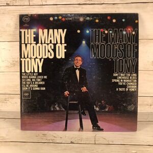 Tony Bennett The Many Moods of Tony Vinyl LP Record Columbia CS 8941 Stereo 1964